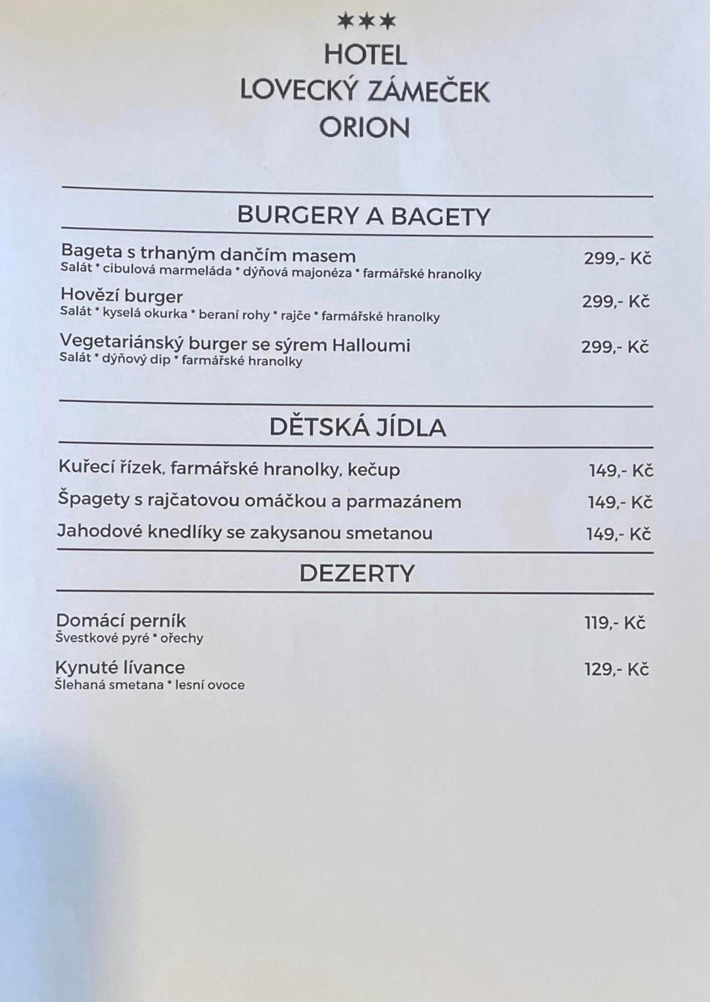 Hotel Lovecky Zamecek Orion Либерец Екстериор снимка